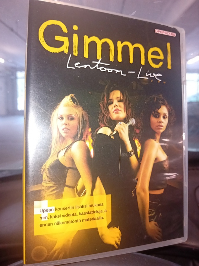 DVD GIMMEL  - LENTOON LIVE ( SIS POSTIKULU  )