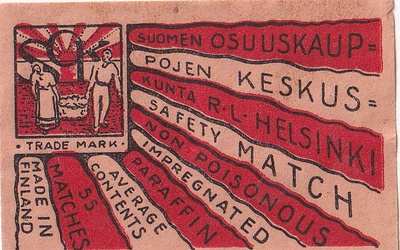Helsinki SOK Trade Mark, Made in Finland  b509