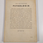 Carl Ivar Sandström : Psykologia - pikkukuva 2