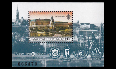 Unkari 3707BL174 ** Tonavan rantojen hotelleja Budapestissa