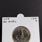 USA 1991-D, Quarter Dollar, UNC - pikkukuva 2