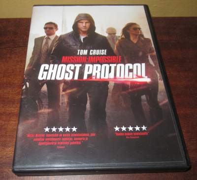 Ghost Protocol toiminta dvd
