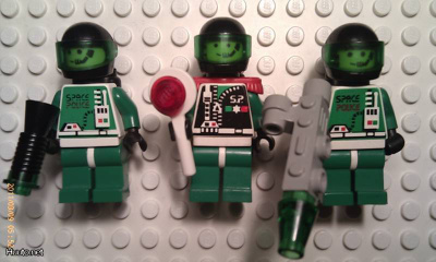 LEGO Space Police II Figuuripaketti 3kpl ( Space )