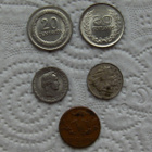 Kolumbialaisia kolikoita 1959-1970 5 kpl Colombia Centavos - pikkukuva 1