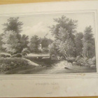 VANHA Gravyyri Kruskopf Kotka Kyminkartano 1845 Adler Dietze - pikkukuva 1