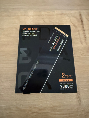 Western Digital Black SN850X NVMe SSD Gen 4 M.2 2Tt levy