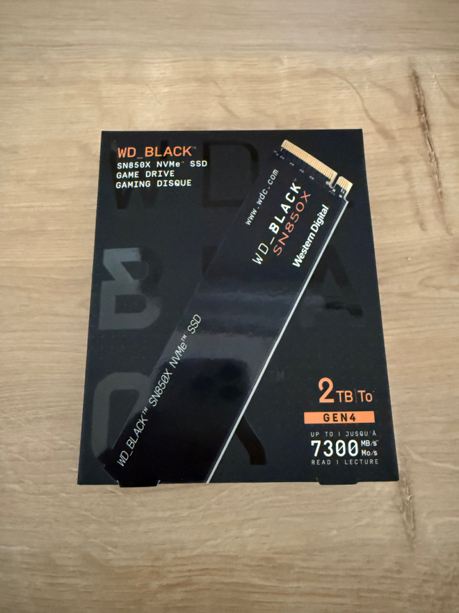 Western Digital Black SN850X NVMe SSD Gen 4 M.2 2Tt levy