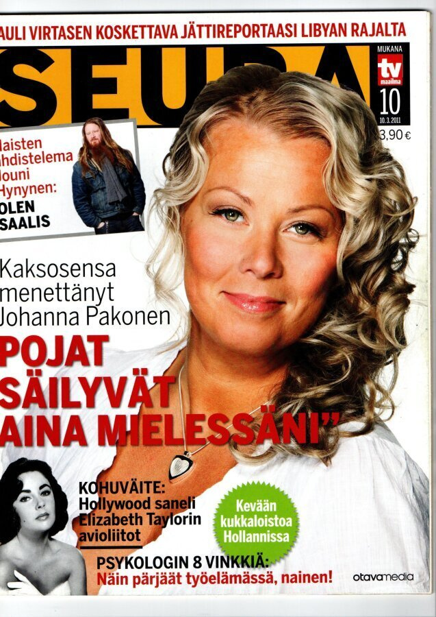 Seura n:o 10 2011 Johanna. Elizabeth. Miss Suomi.  Jouni.