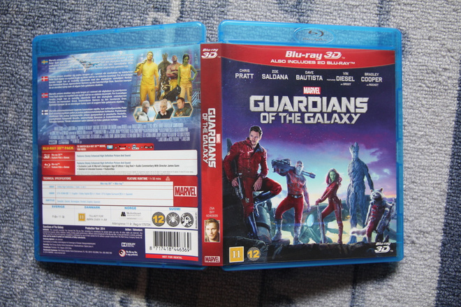 Guardians of the Galaxy - 3D Bluray + 2D [suomi]