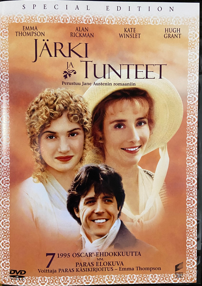 Sense and Sensibility 1995 DVD