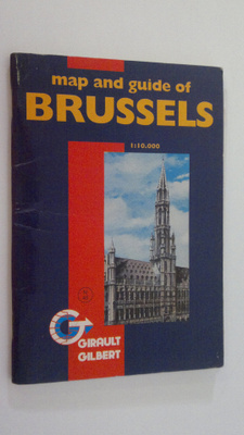 Map and guide of Brussels