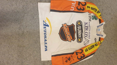 Kory Baker Game worn paita Kookoo Mestis