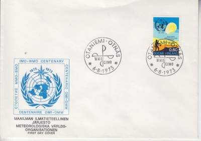 FDC 1973 WMO