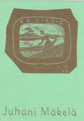 Ex Libris, Juhani Mäkelä , b695