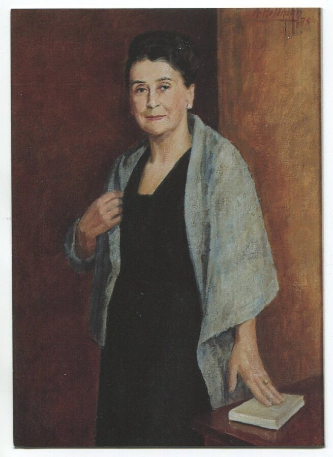 Sylvi Kekkonen Åke Hellmanin maalaus 1978, ei kulkenut
