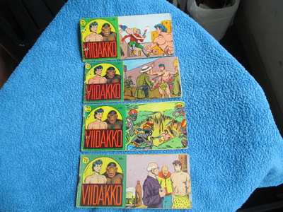 4 kpl Viidakko liuskalehdet