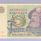 Ruotsi 5 Kronor v.1977 P-51c - pikkukuva 1