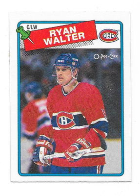 1988-89 OPC #262 Ryan Walter Montreal Canadiens