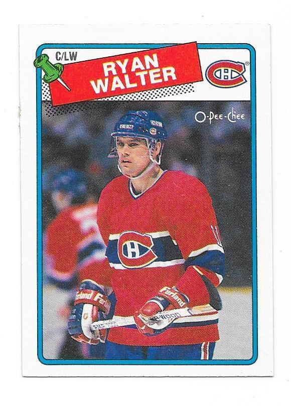 1988-89 OPC #262 Ryan Walter Montreal Canadiens
