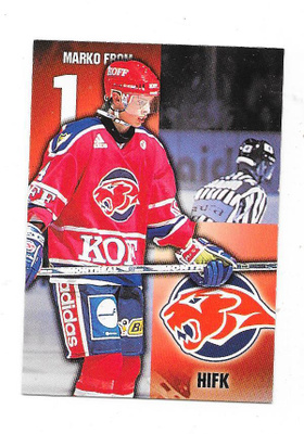 1999-00 Cardset #22 Marko From HIFK