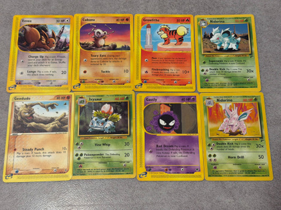 Pokémon 8 kortin setti – Aquapolis, Expedition, Base Set