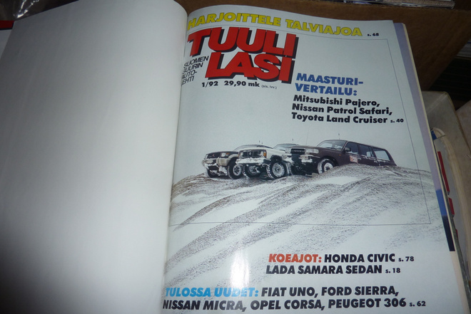 Tuulilasi  vuosikerta  1992