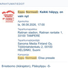 Eppu Normaali 8.8. Ratina, 2 kpl - pikkukuva 2