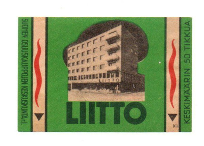 Suomen Osuuskauppojen keskuskunta. LIITTO. Etiketti