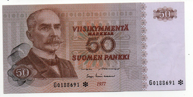 50 mk  1977  G-sarjan  tähti