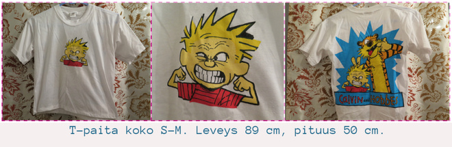 Calvin and Hobbes t-paita S-M