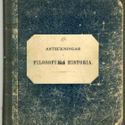 Anteckningar i filosofi och historia (1.p., 1889) - pikkukuva 1
