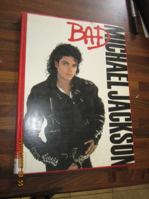 MICHAEL JACKSON - BAD . NUOTTIKIRJA