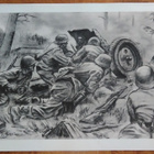 Jatkosota Panssaritykki Sotapiirros Lindeberg 1942 - pikkukuva 1