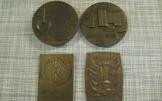 Mitaleita 4 kpl. mm .Kansakoulu /Kauko Räsänen 1966.