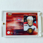 Saku Koivu - 2001 Pacific Revolution Game-Worn Jersey /400 - pikkukuva 2