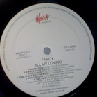 FANCY  ::  ALL MY LOVING  ::  RARE  VINYYLI    LP     1989 - pikkukuva 3