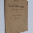 Onni Hallsten : Eduskuntavaalit Uudenmaan läänin vaalipii... - pikkukuva 1