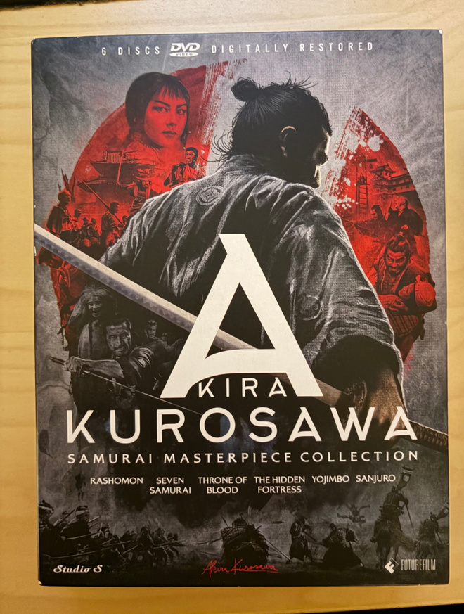 Akira Kurosawa Samurai Masterpiece Collection DVD-boksi