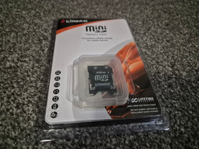 Kingston 256MB Mini SD muistikortti