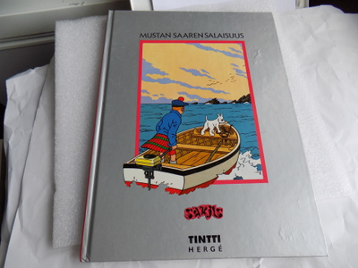Herge Tintti Mustansaaren salaisuus 1989