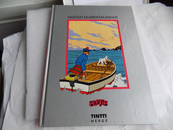 Herge Tintti Mustansaaren salaisuus 1989