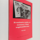 Tuija Määttä : Kvantitativa studier av syntaxen i finsk u... - pikkukuva 1