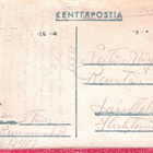 Kenttäpostia, 3 korttia, määränpäänä Huittinen. - pikkukuva 5