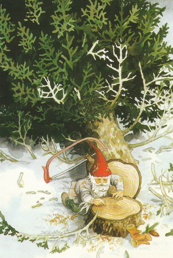 INGE LÖÖK - TONTTU TUTKII VUOSIRENKAITA - 1