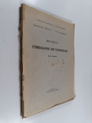 Julie Wichmann : Beiträge zur Ethnographie der Tscheremissen