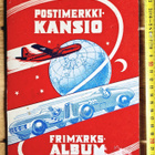 Postimerkki kansio 1950-luvulta tyhjä - pikkukuva 1