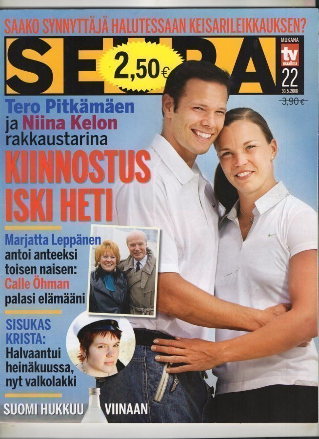 Seura n:o 22 2008 Tero & Niina. Krista. Marjatta. Seuraelämä