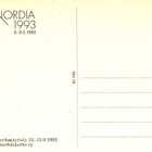 NORDIA 1993, Joutjärven Postimerkkikerho ry, käyttämätön - pikkukuva 2