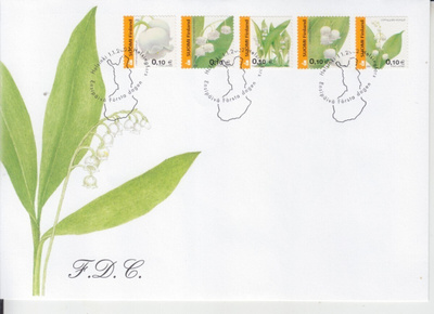 FDC 2002  0,1€  kukka