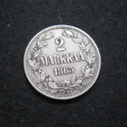2 markkaa 1865 - hopeaa - pikkukuva 1
